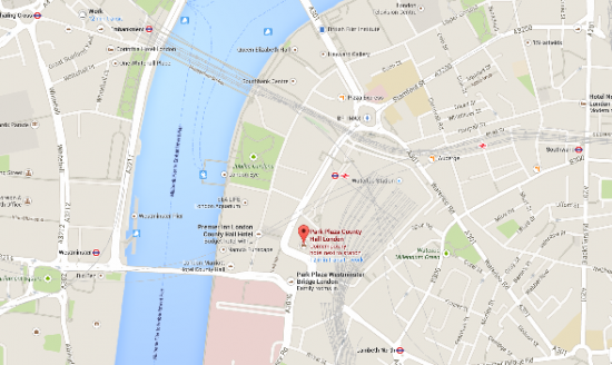 Park Plaza County Hall Map