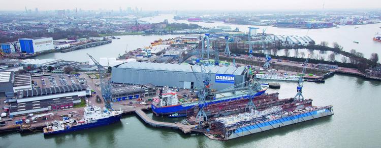 Damen-Shiprepair-Rotterdam-yard